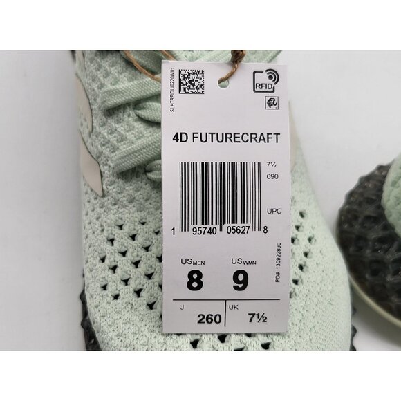Adidas Futurecraft 4D Linen Green Black Athletic Shoes Men's Size 8 GX6603 - Picture 10 of 11